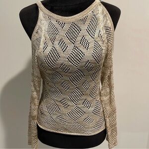 Bebe gold top size XS